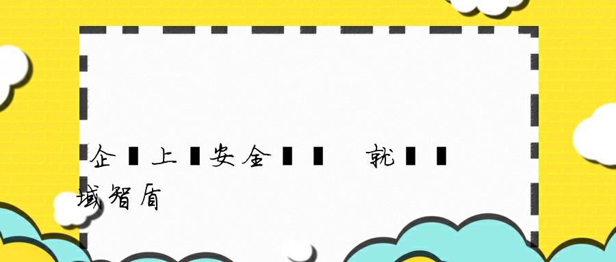 企業上網安全審計 就選擇域智盾